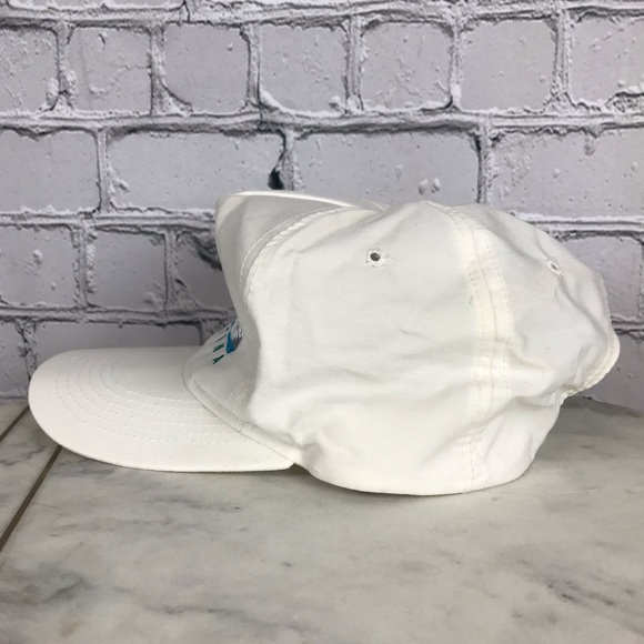 Montana Glacier National Park 80s Vintage White SnapBack Rocky Mountains Hat OS - Picture 4 of 12